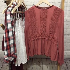 Long sleeved blouse